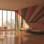 Design ideas with seamless coverings for walls and floors
