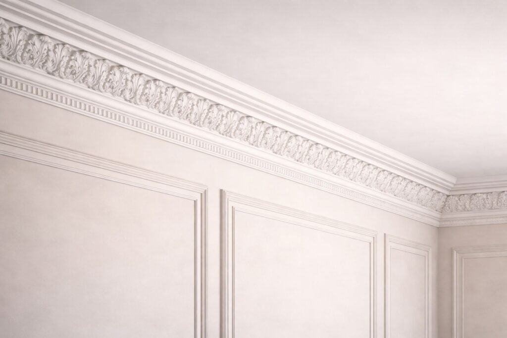 Stuck an Wand- und Deckenprofilen